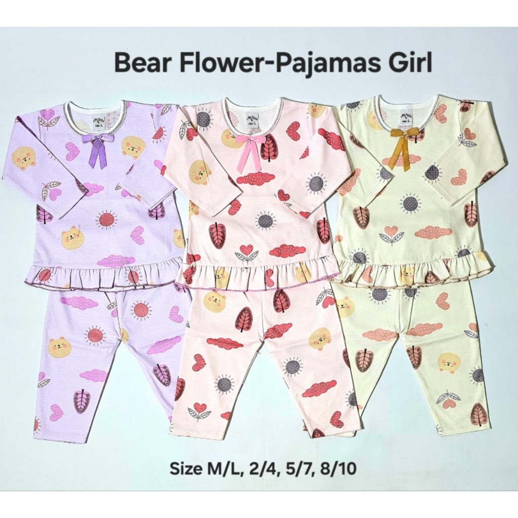 Chery House Piyama Anak Perempuan - Piyama Anak Cewek Lengan Panjang Celana Panjang