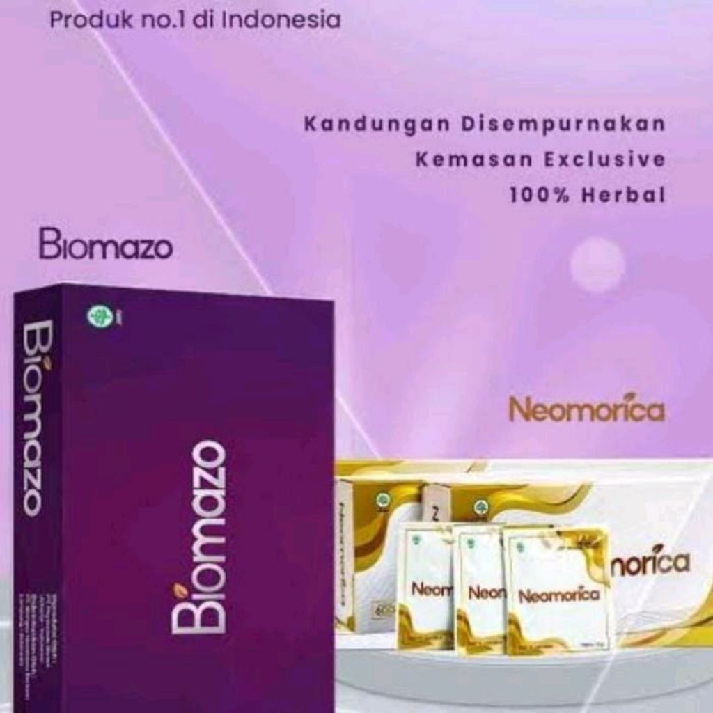 PAKET BUNDLING BIOMAZO DAN NEOMORICA PER BOX