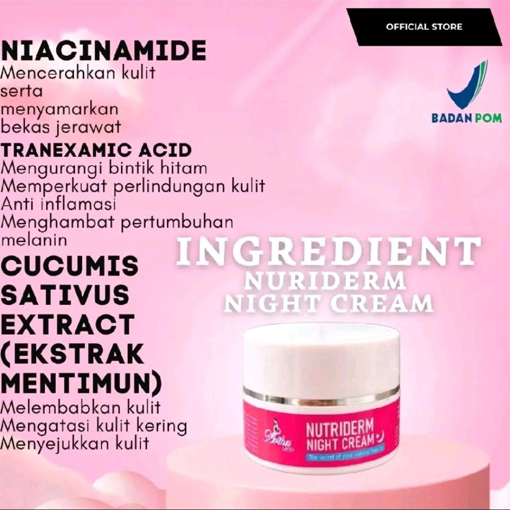 ECER NIGHT CREAM ARTHA LDT KEMASAN TERBARU NEWBORN