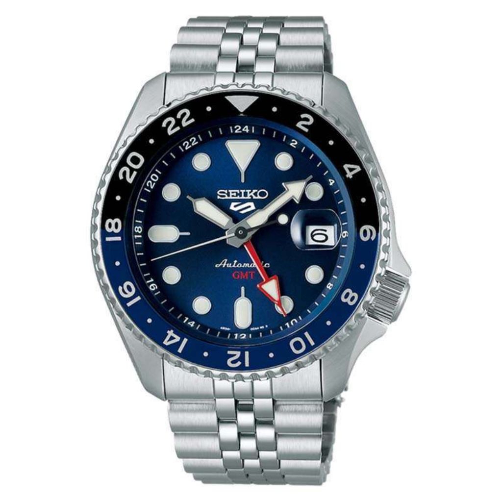 Seiko 5 Sports SSK003K1 Jam Tangan Pria Automatic GMT Lumibrite Original SSK003K SSK003