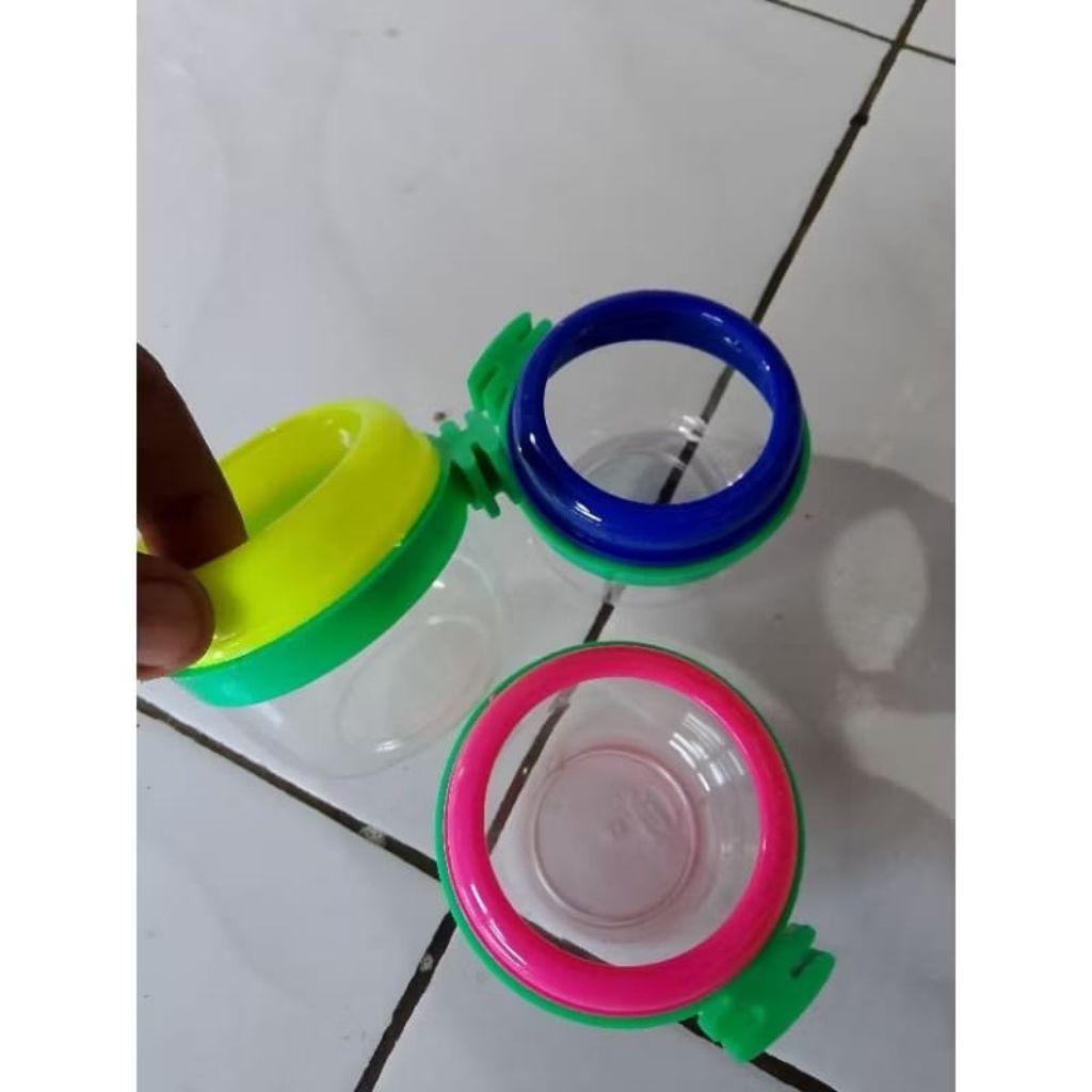 Cepuk wadah pakan minum burung Anti tumpah type 3 cepuk