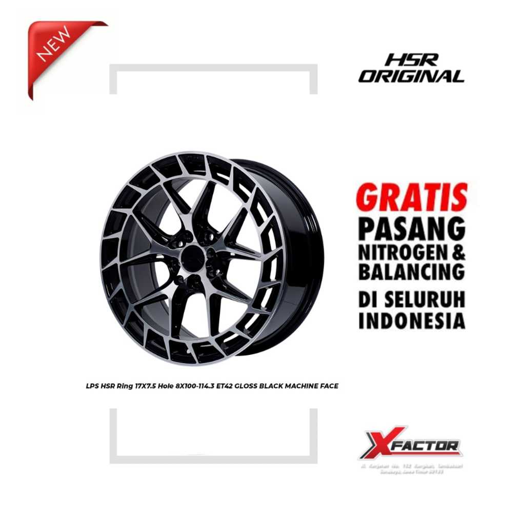 VELG MOBIL R17 HSR R17 LPS R17X7.5 H 4X100 - 4X114,3 ET42