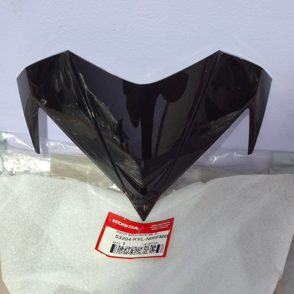 visor batok depan topi batok lampu honda supra x125 125 batman original AHM honda 53204-KVL-N00FMB