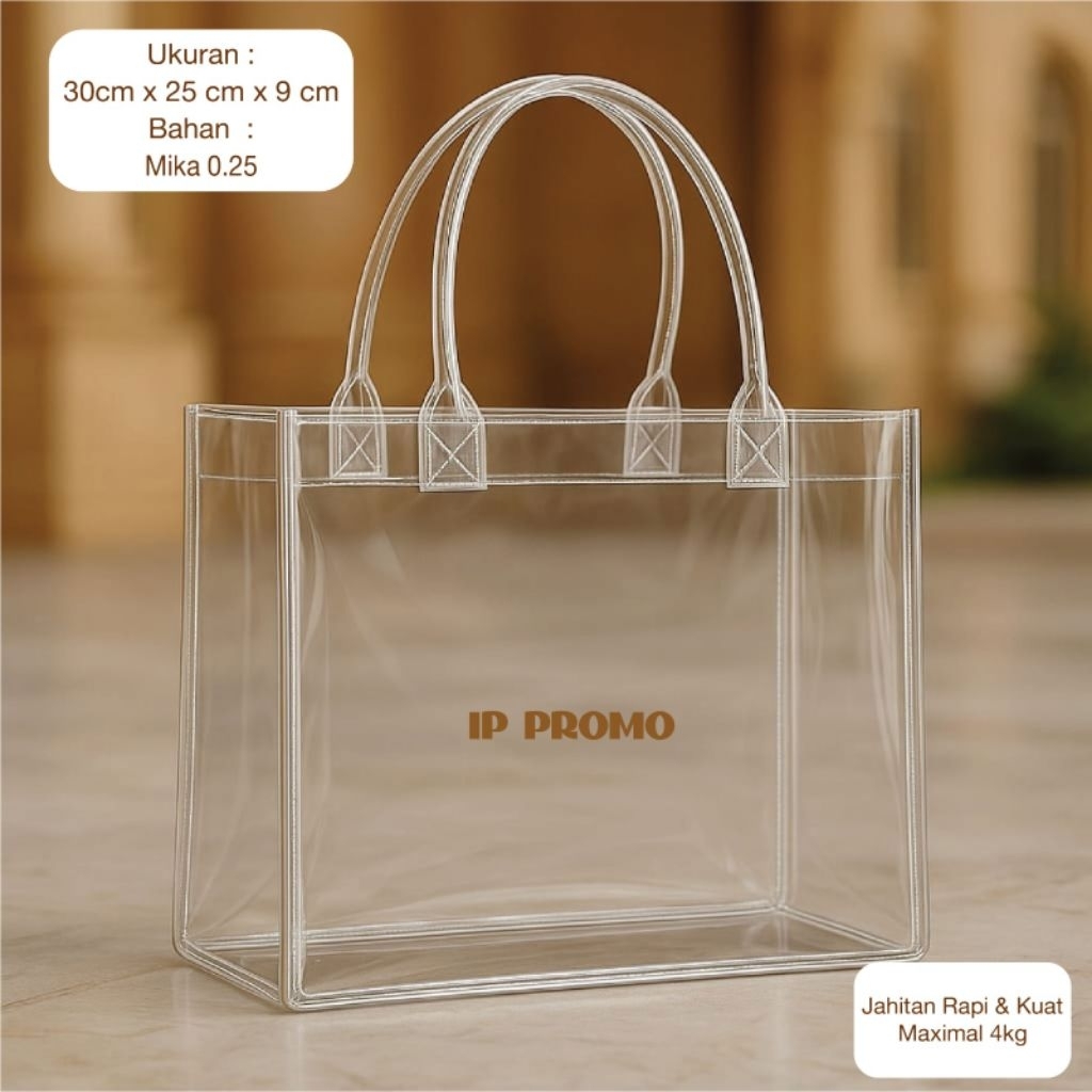 tas hampers sovenir parsel mengaji mika pvc transparan tebal murah
