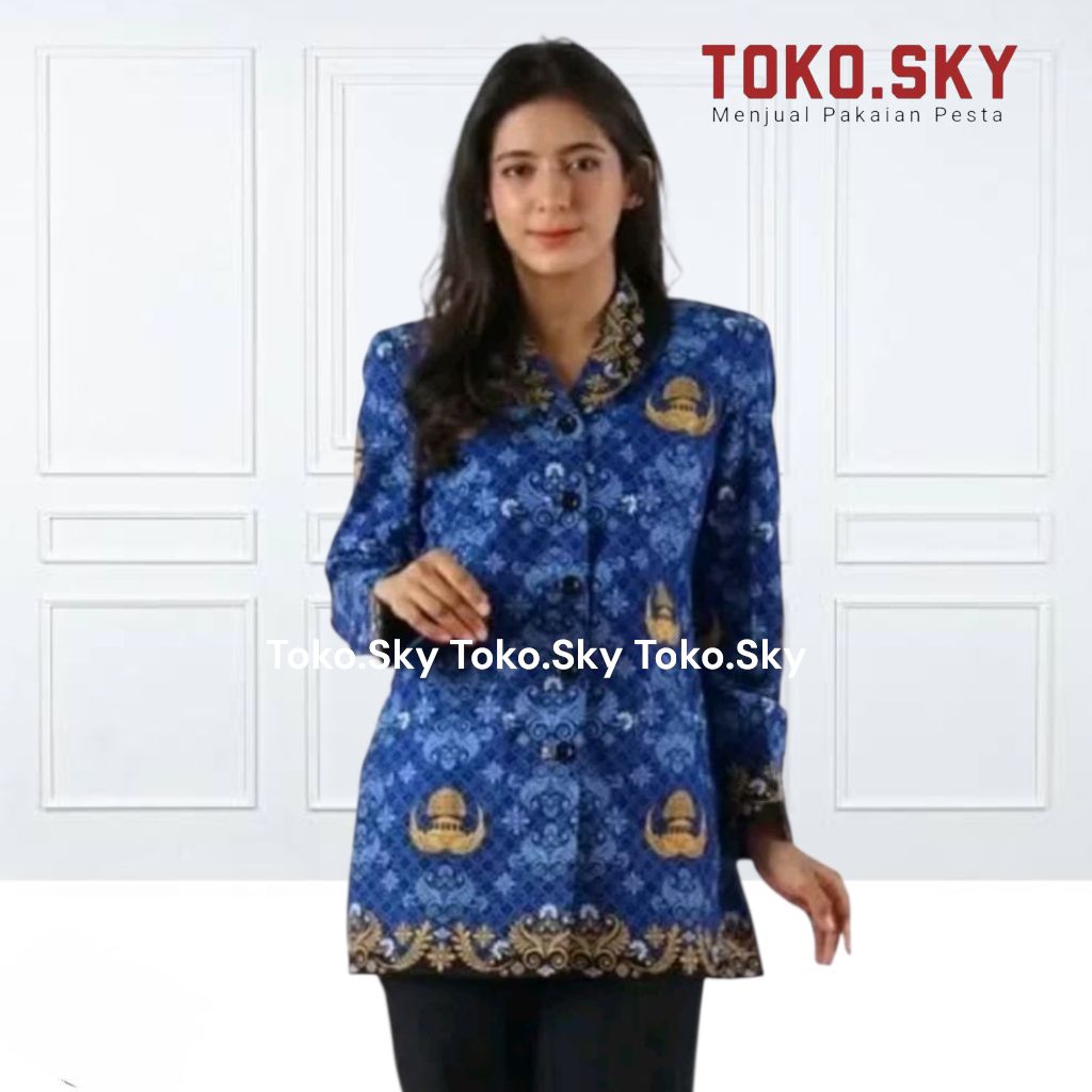 { Toko.Sky } Korpri Wanita - Seragam Korpri Wanita Full Furing Lengan Panjang
