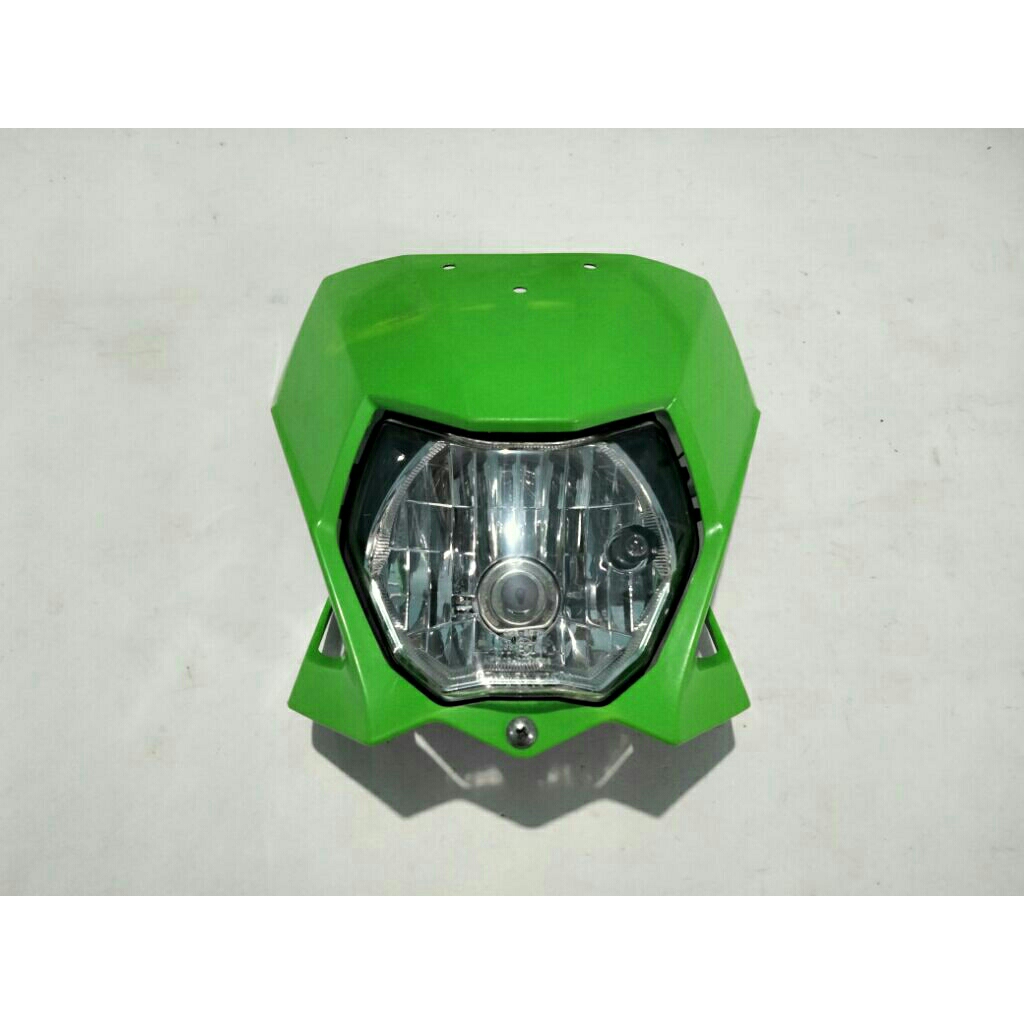 Headlamp, batok, lampu depan original copotan kawasaki klx 150 bf, g, dtracker new.