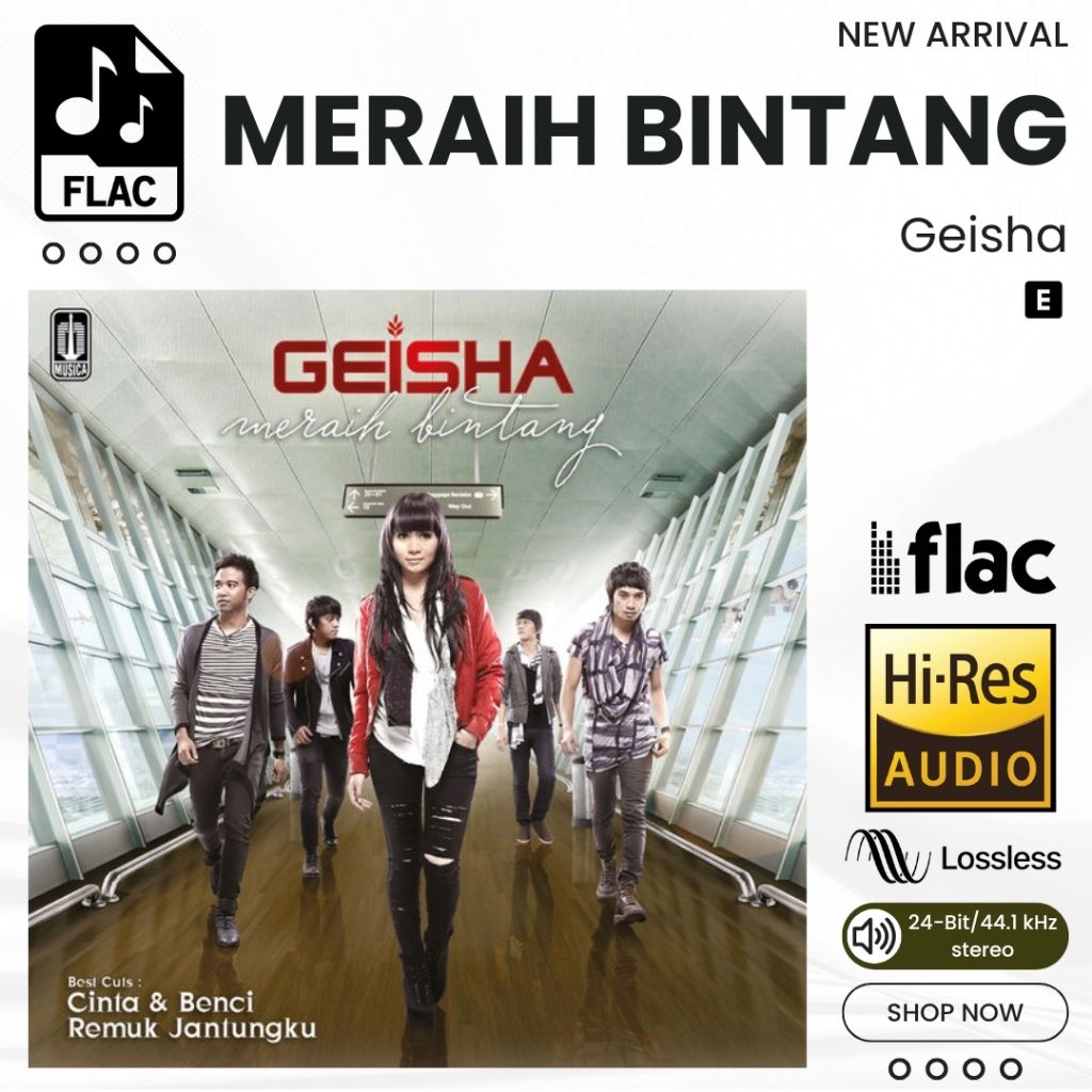 Meraih Bintang Geisha Album Lagu FLAC Hi-Res Lossless 24bit 44.1khz