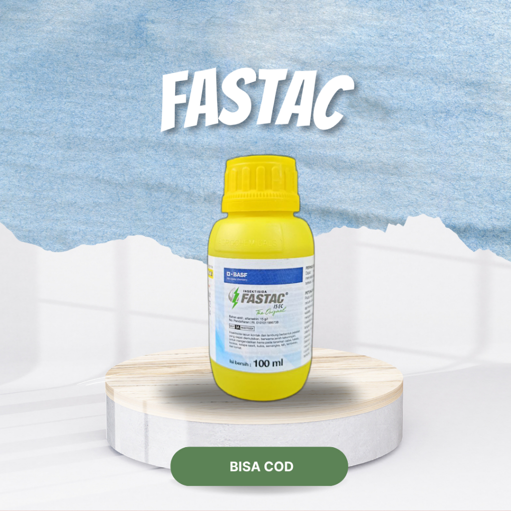Fastac 15 EC 100 mL - Insektisida Kontak & Lambung | Kutu – Ulat - Belalang - Lalat Buah, Serta Para