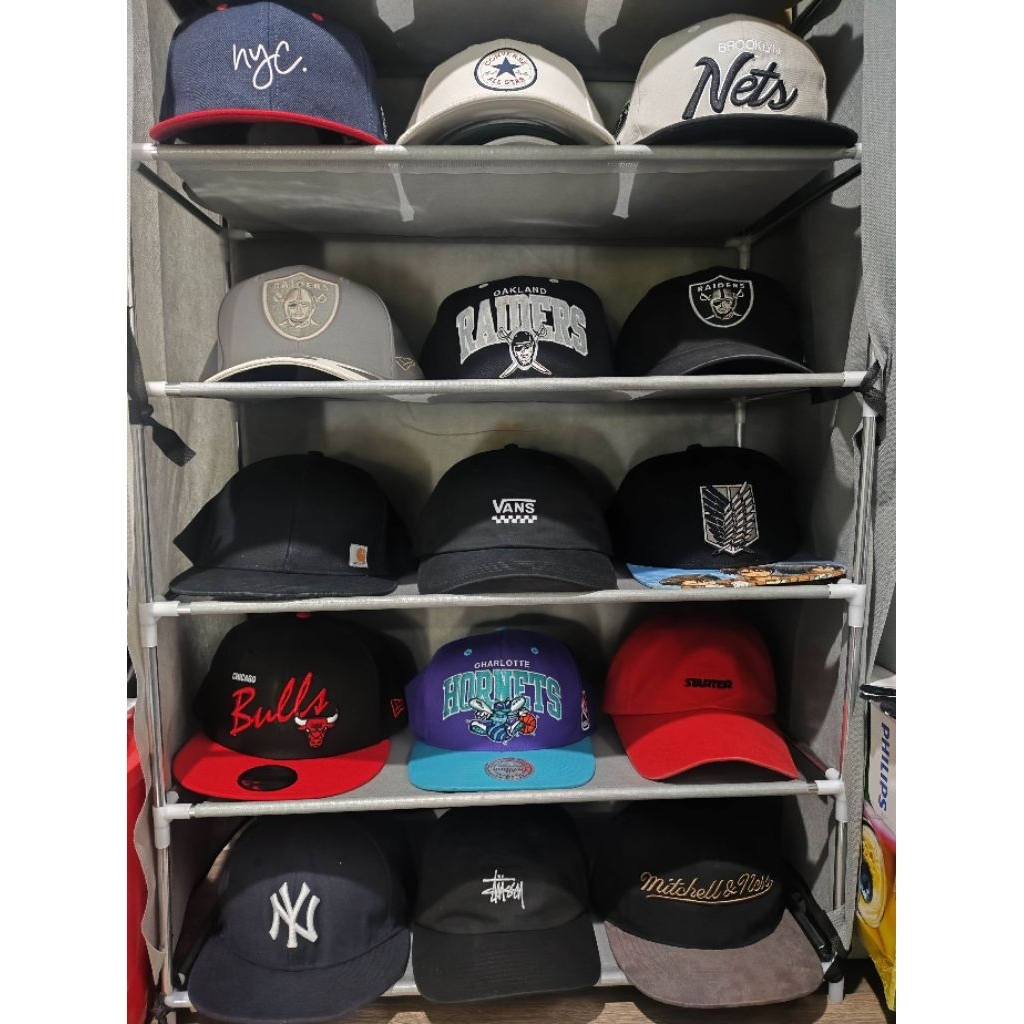 Topi New era Mitchel & Ness Vans Stussy Carhartt Raiders