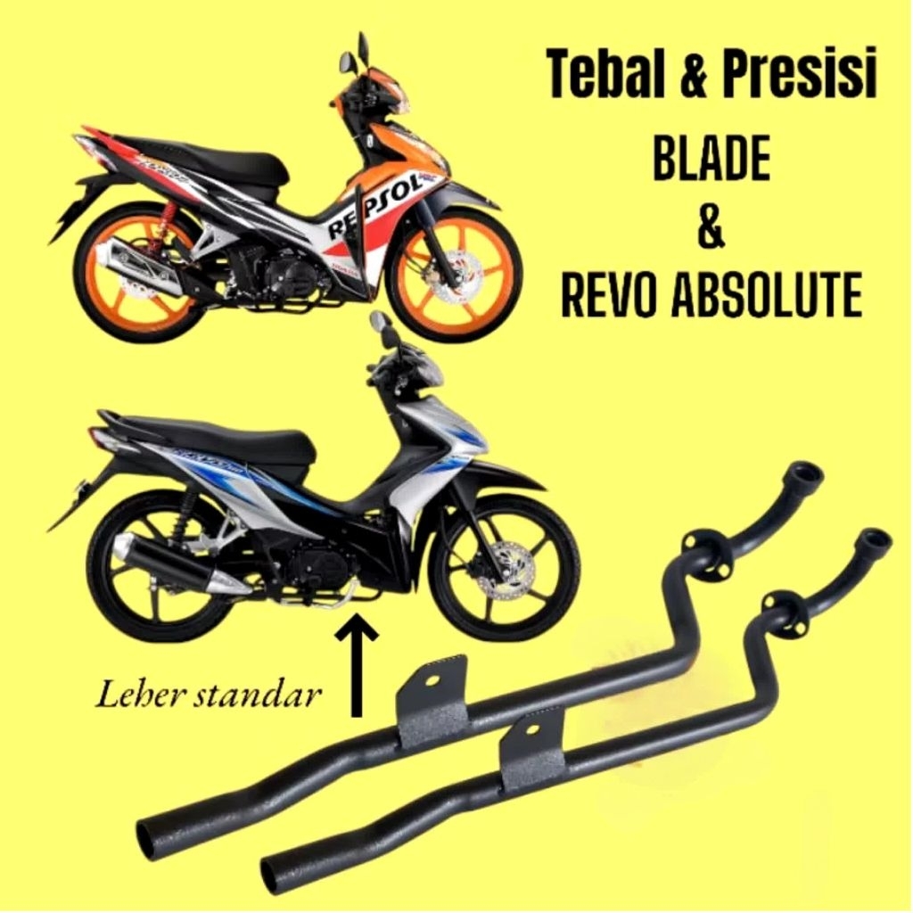 Leher knalpot standar REVO ABSOLUTE/BLADE/Leher sambungan knalpot revo absolute/blade