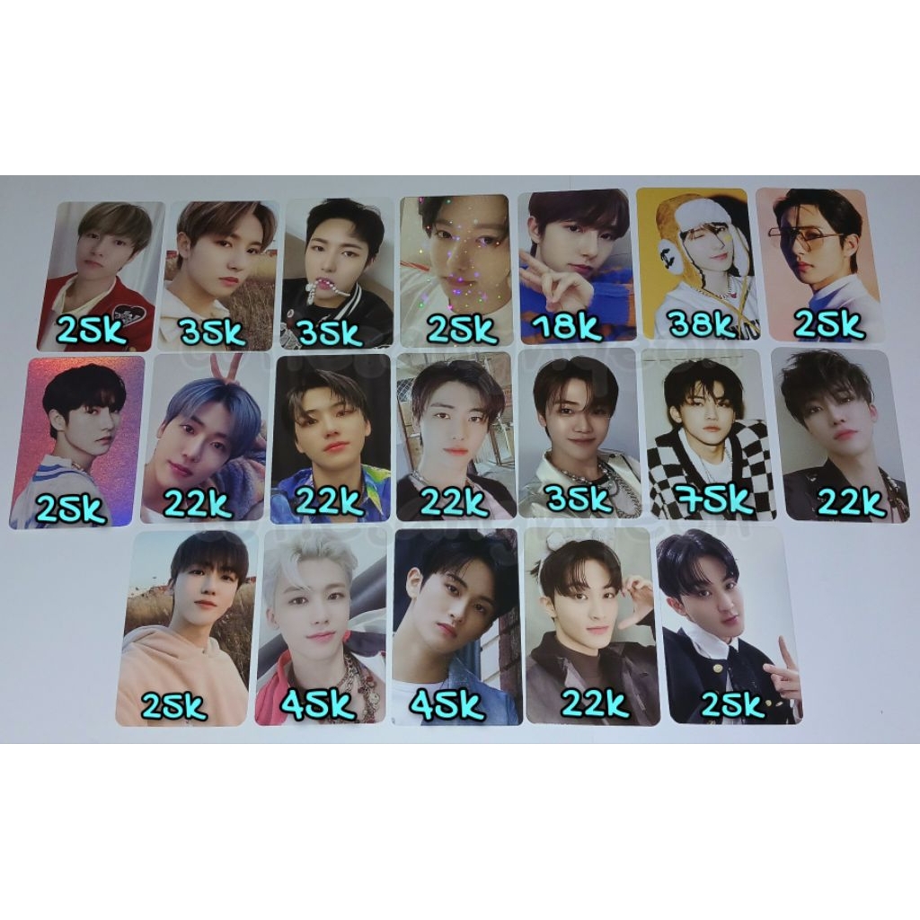 Renjun Jaemin Mark NCT Dream Official Photocard Mark Dilan Nana Catur Kihno Reso Candy Wink SPC STC 