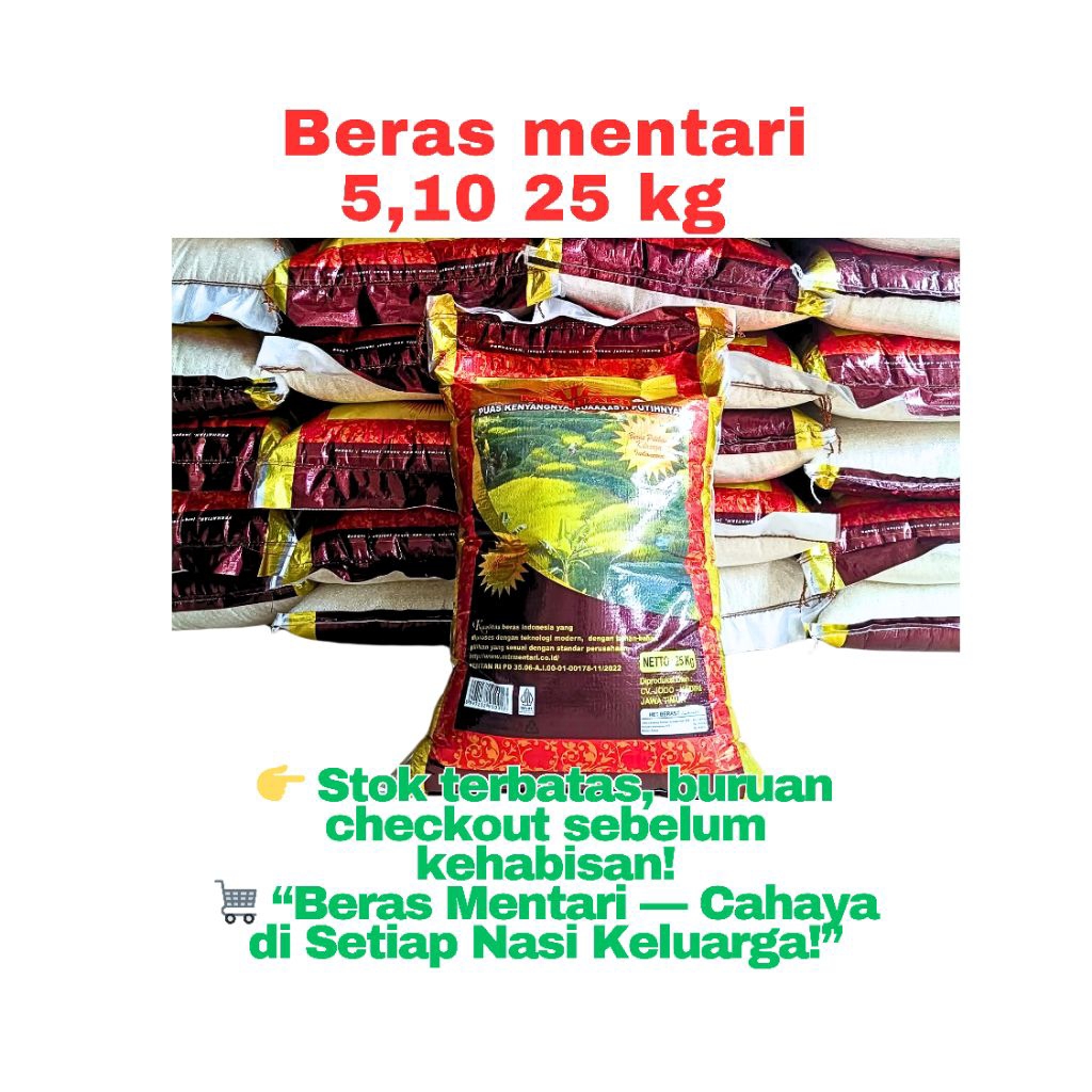Beras mentari 10kg