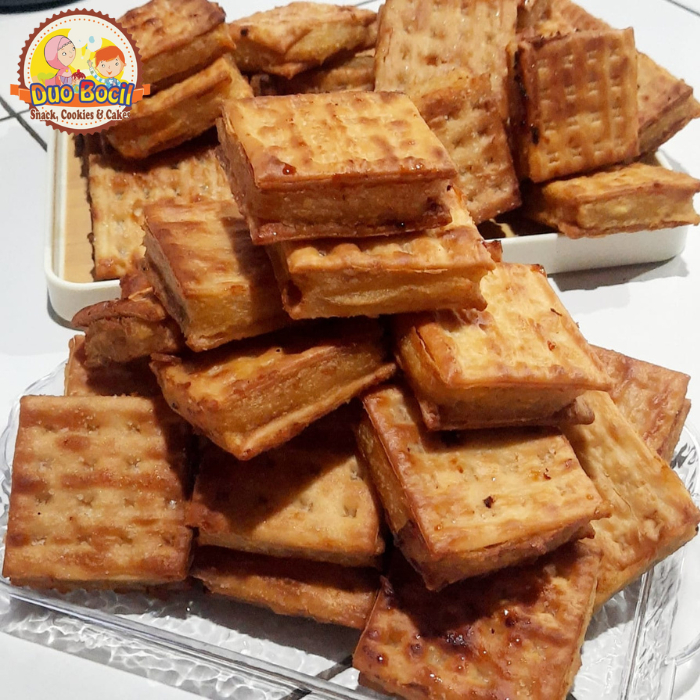 Kue Gabin Tape Singkong Dadakan / Biskuit Tape Goreng - Duo Bocil Snack