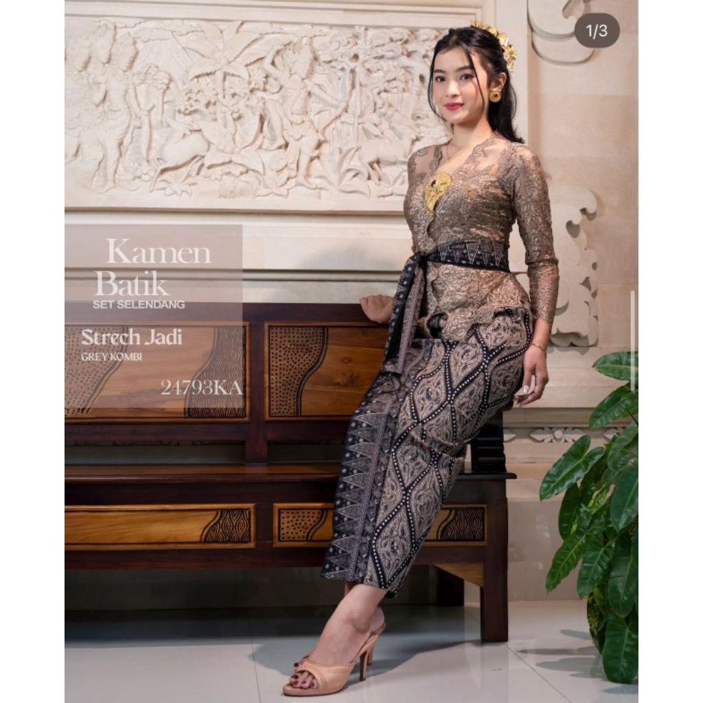 Kamen Batik Jadi Jumbo Set Selendang/Kamen Batik/Kamen Jadi