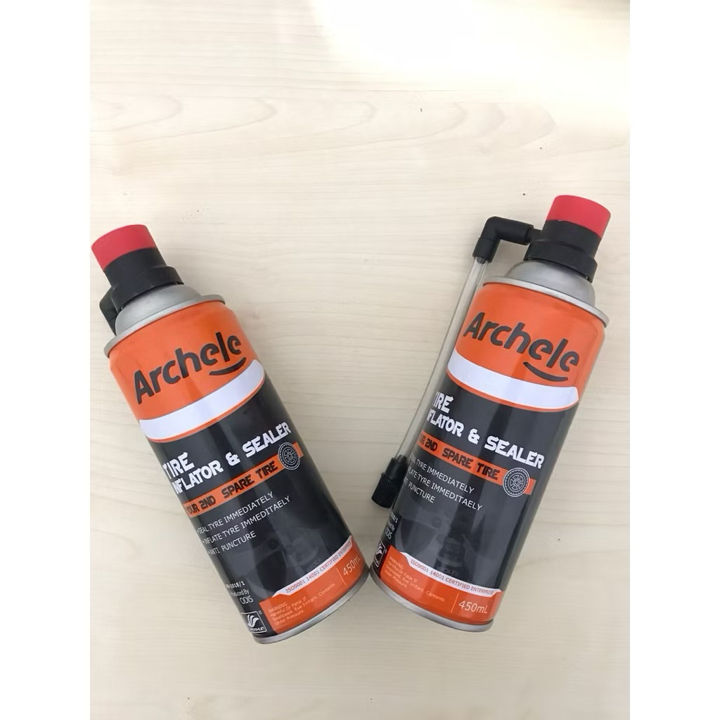 Tire Inflantor and Sealer , penambah angin motor, tambal ban motor