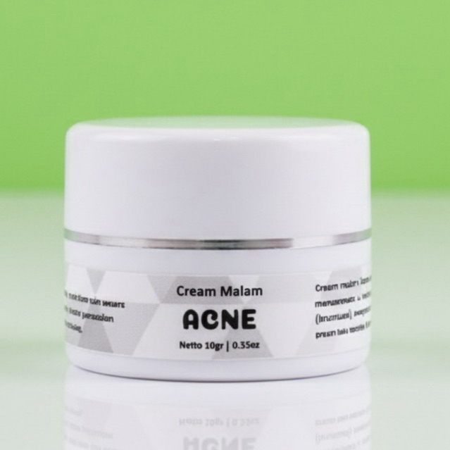 CM ACNE JERAWAT, cream malam acne berjerawat & komedo, memutihkan & mencerahkan, CM FLEK, cream mala