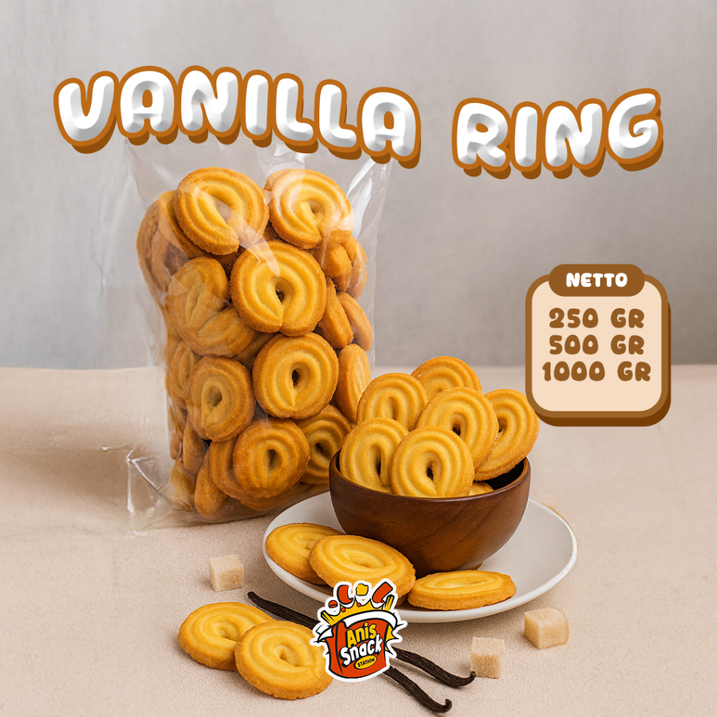 Monde Butter Cookies / Vanilla Ring Monde / Biskuit Vanila Ring