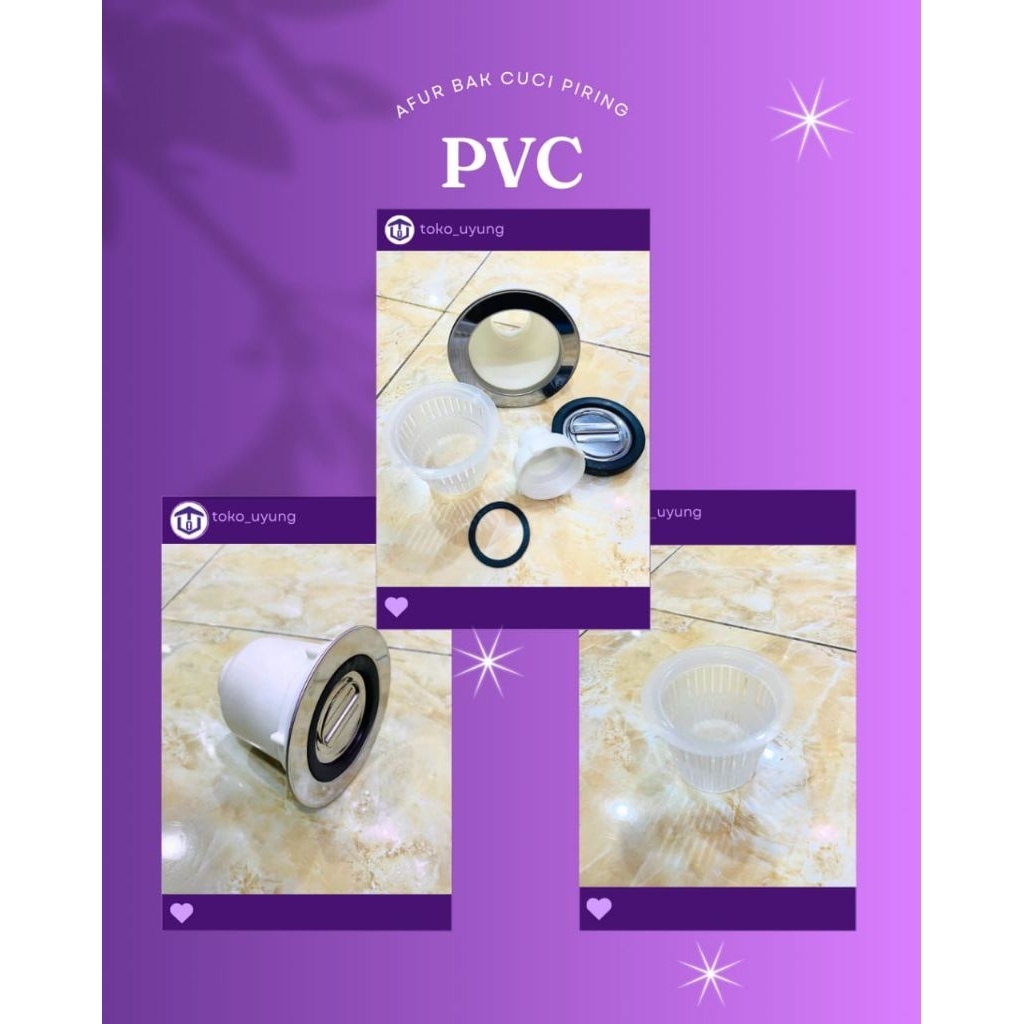 Afur Bak Cuci Piring PVC - Afur Besar Bak Cuci Piring