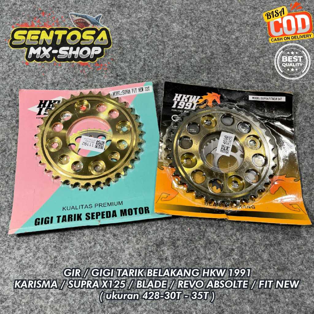 GEAR / GIR BELAKANG 428 SEPUHAN & GOLD SUPRA FIT NEW / KHARISMA / SUPRA X125 / BLADE / REVO ABSOLUTE