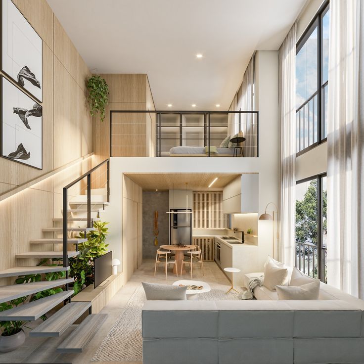 Mezzanine Indoor Tangga Besi Custom