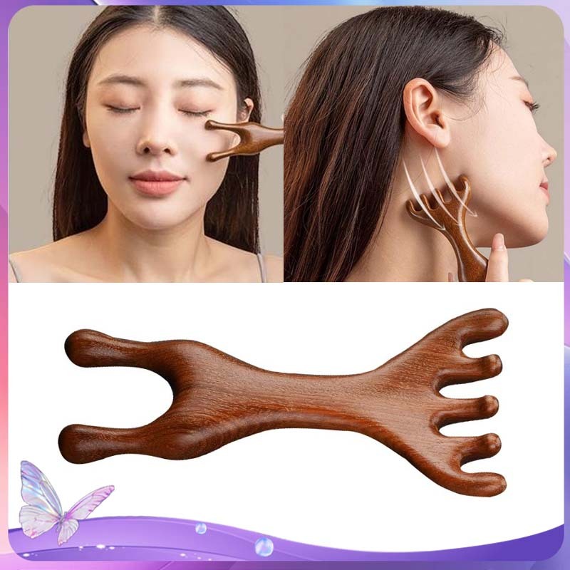 Sisir Pijat Kepala Sisir Pijat Meridian Kayu Cendana Sisir Pijat Kepala Kayu Sisir Pijat Rambut