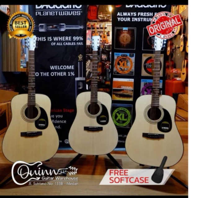 Gitar CORT AD810 Akustik Elektrik bisa cok ke speaker