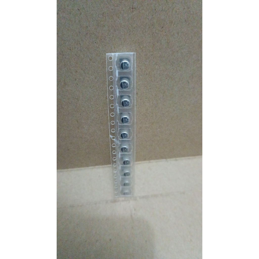 7799 kapasitor elco smd tempel kecil mini 4.7uf 4,7uf 4.7 4,7 uf 4u7 35v