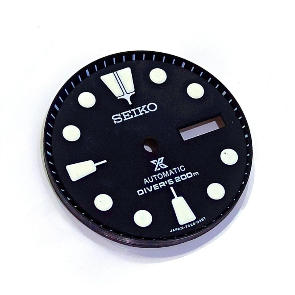 dial seiko diver turtle hitam