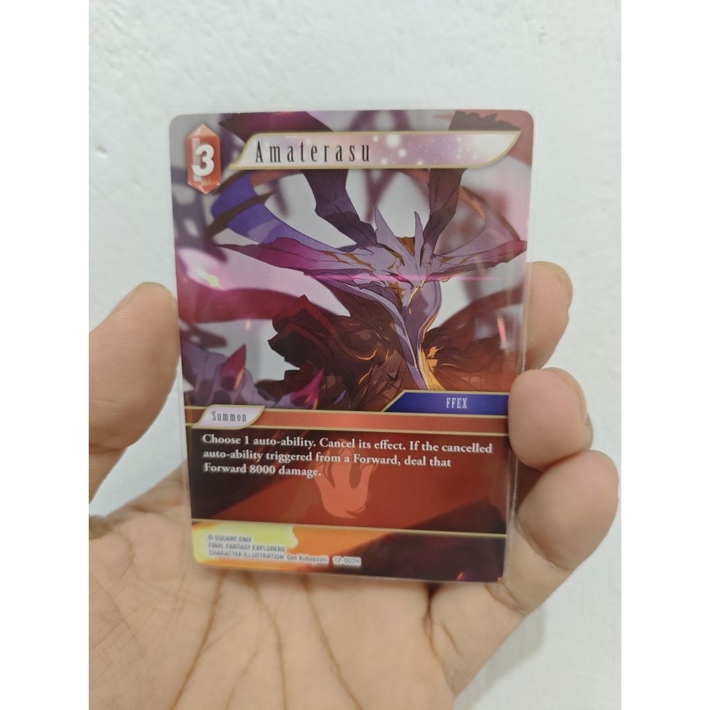 kartu amaterasu final fantasy tcg fftcg