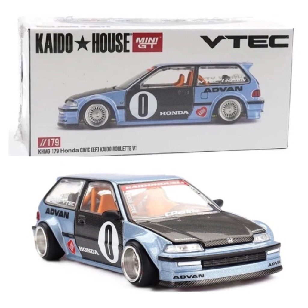 Mini GT x Kaido House 64 Honda Civic EF Roulette V1 KHMG179