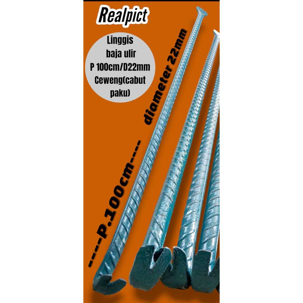 LINGGIS JUMBO P100CM - DIAMETER 22MM - LINGGIS BAJA