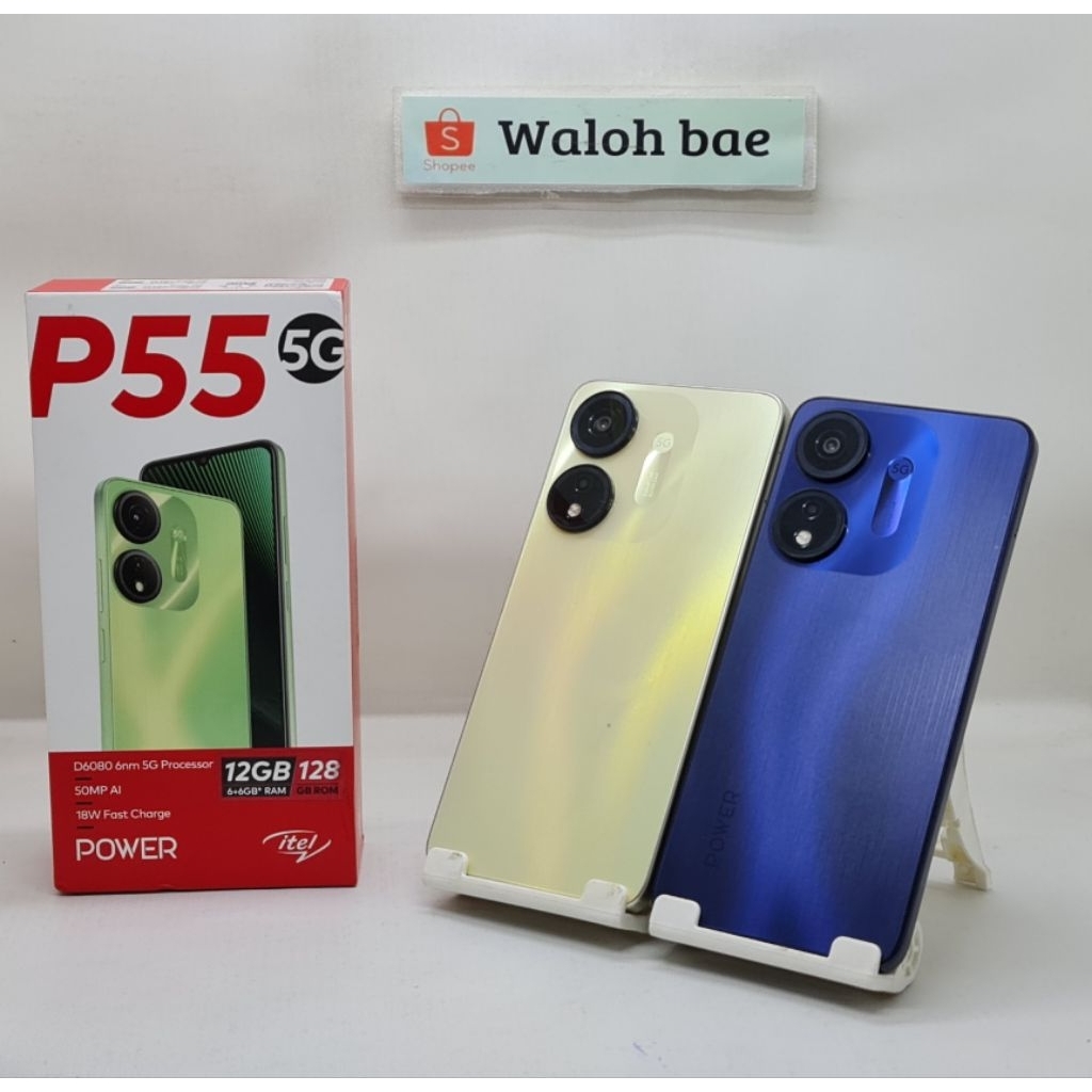 Itel P55 5G 6/128 GB Garansi Resmi Indonesia Second