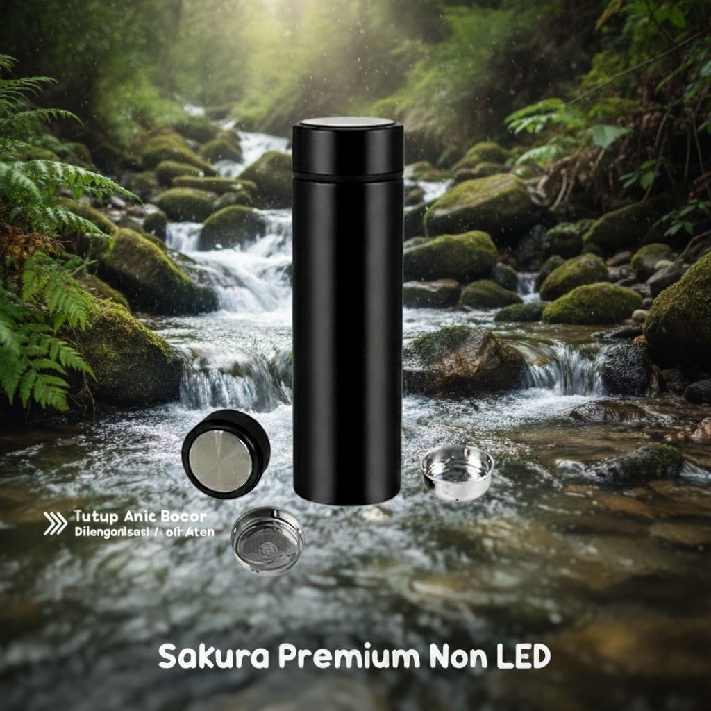 Indo Media Palembang Souvenir Termos SAKURA LIFE 500MI tumbler Stainless Sakura LIFE POLOS BT26 TERM