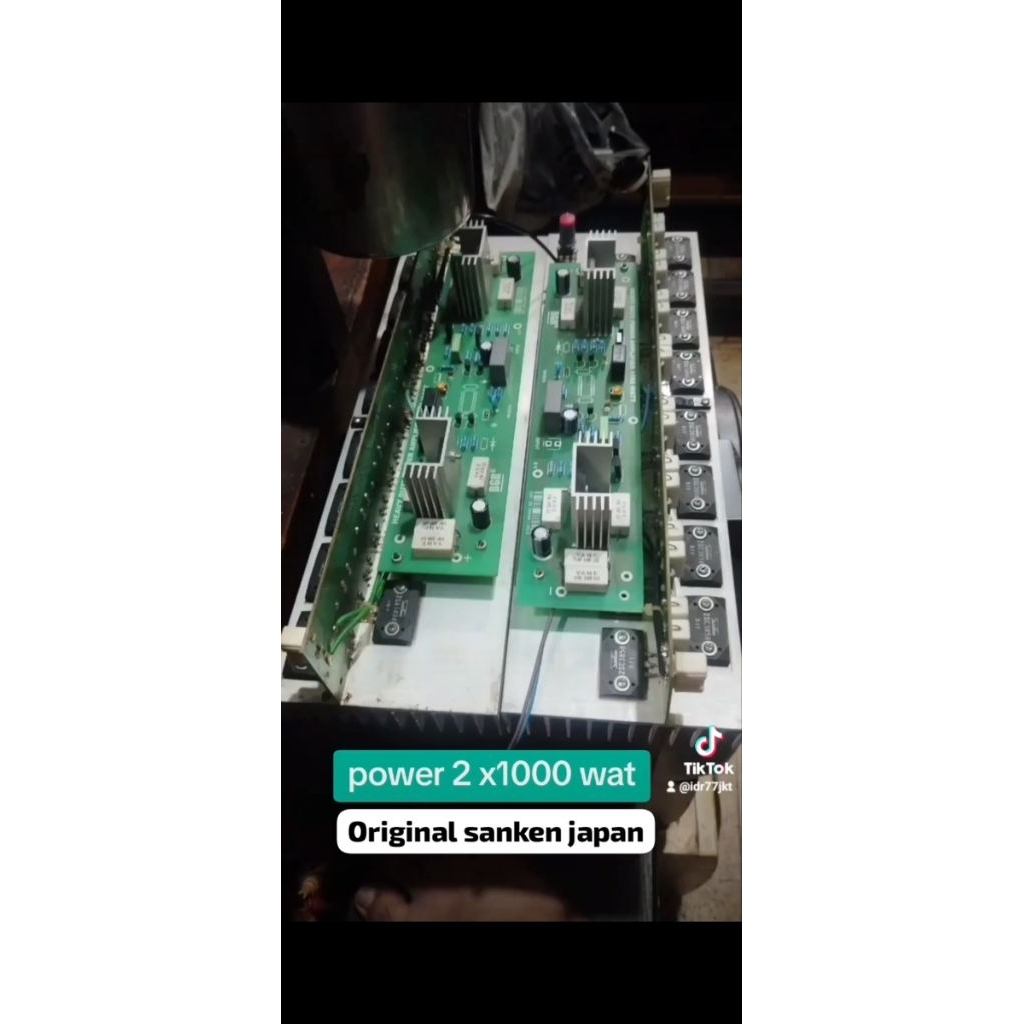 kit power 2x1000 wat bell original sanken produk bagus