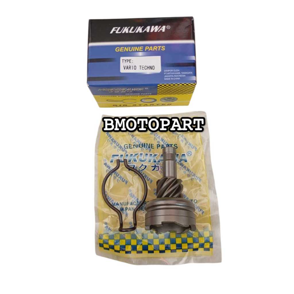 GIGI PINION FUKUKAWA VARIO TECHNO 110 VARIO 110 KARBU PINION GIR STATER VARIO 110 CW KARBU