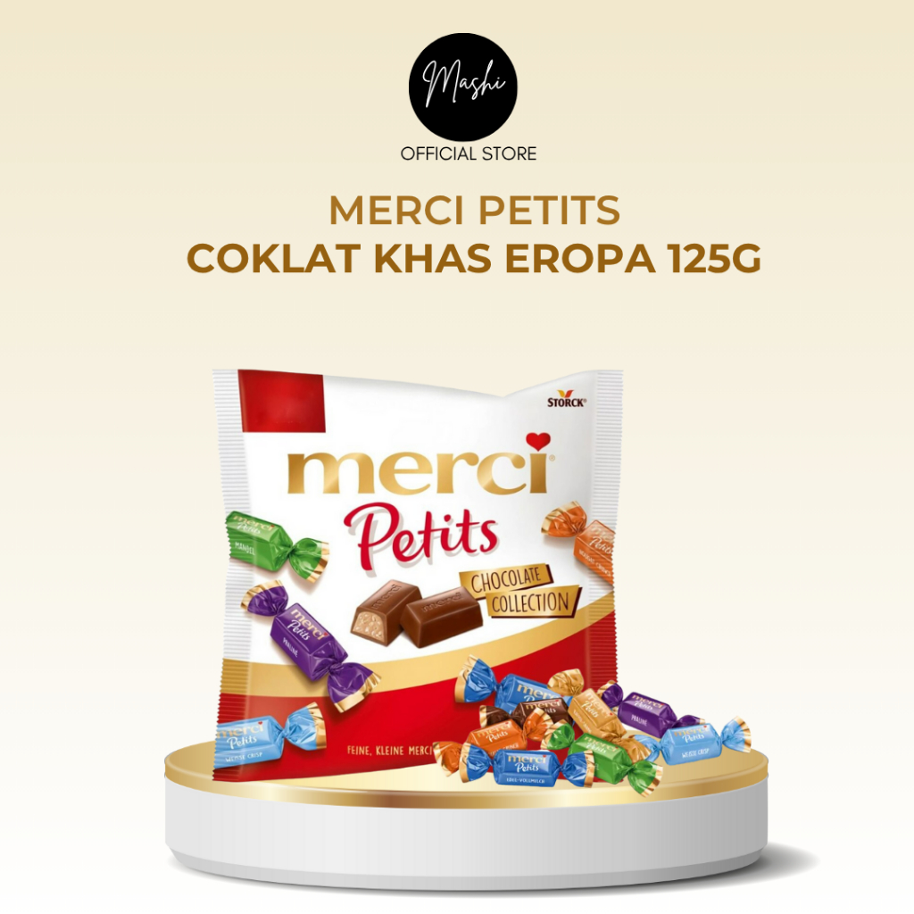 Coklat Merci Petits | Coklat Khas Asli Eropa 100% dari Belanda | Coklat Mix Bentuk Bonbon