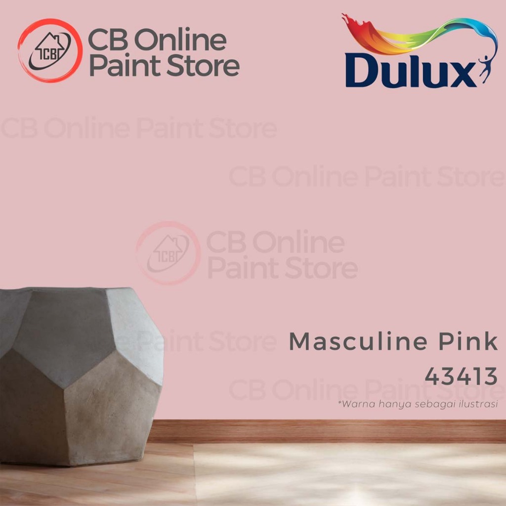 CAT TEMBOK DULUX - MASCULINE PINK 43413 - GALON