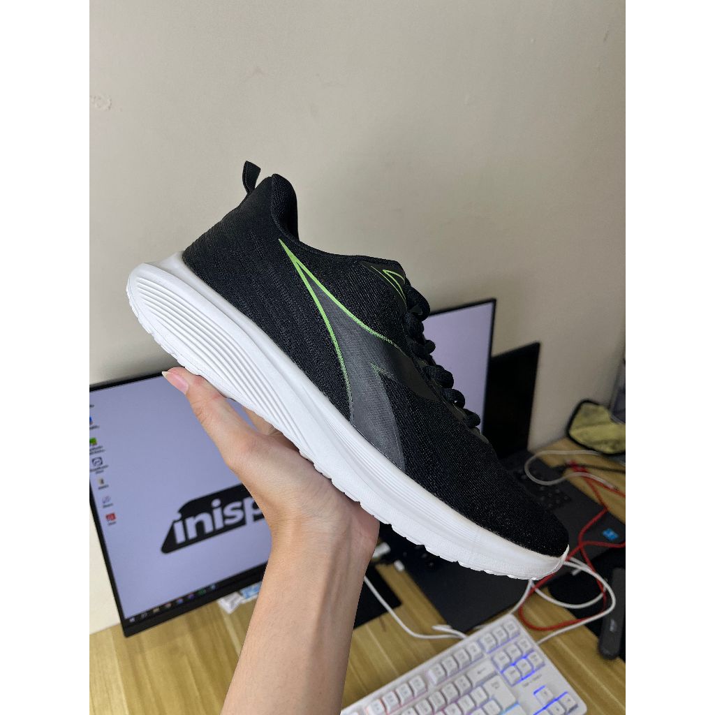 SEPATU LARI PRIA DIADORA MANVA (M) HITAM ORIGINAL DIAX24F1112B