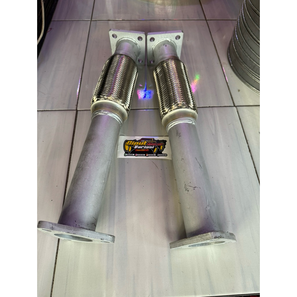 Fleksibel Knalpot Ngir Truk Canter Full Modifikasi  PNP Tinggal Pasang Material Pipa Gas Flexible Kn