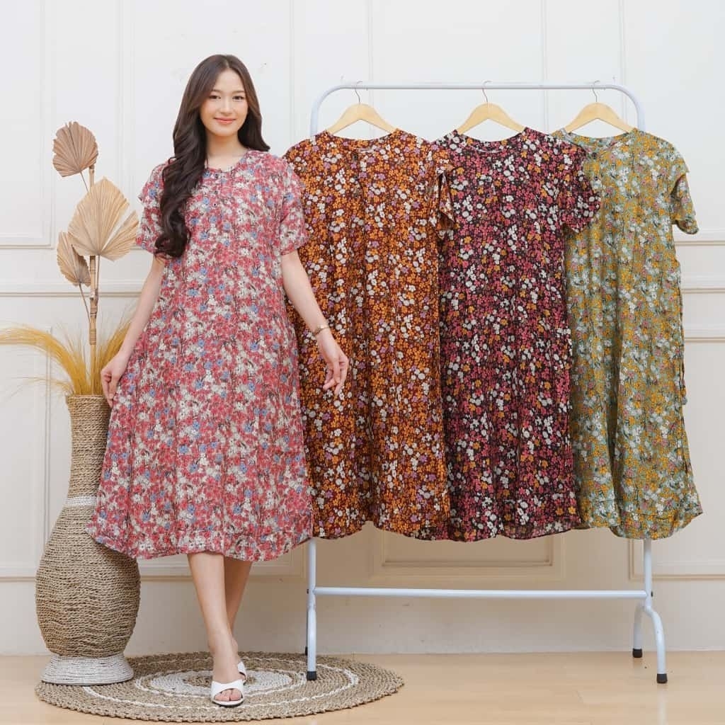 Daster Super Premium bunga Daisy | Daster Rayon Viscos | Daster Premium | Daster Exclusive | Daster 