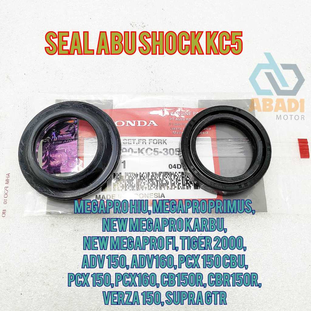 Seal Abu Shock Shok Depan Ori Honda KC5 MegaPro Hiu Mega Pro Primus New MegaPro Fi Karbu ADV 150 PCX