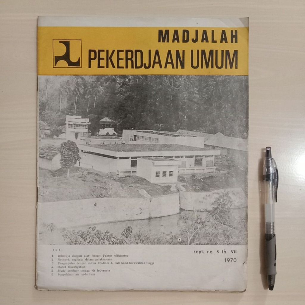 MADJALAH PEKERDJAAN UMUM - 1970 - Majalah Lawas Bekas Murah Original - B2