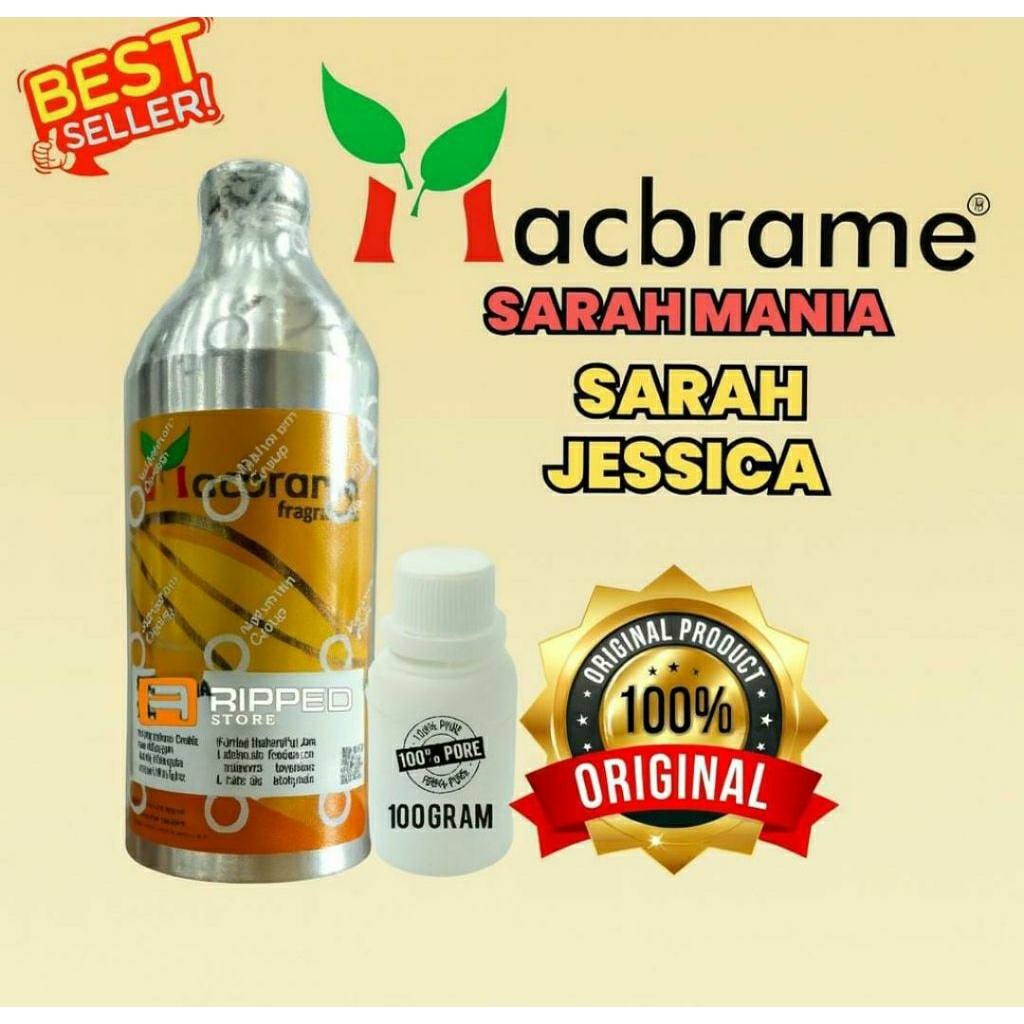 Bibit Parfum Murni 100ml Sarah Mania || Sarah Jessica Parker || Original Macbrame
