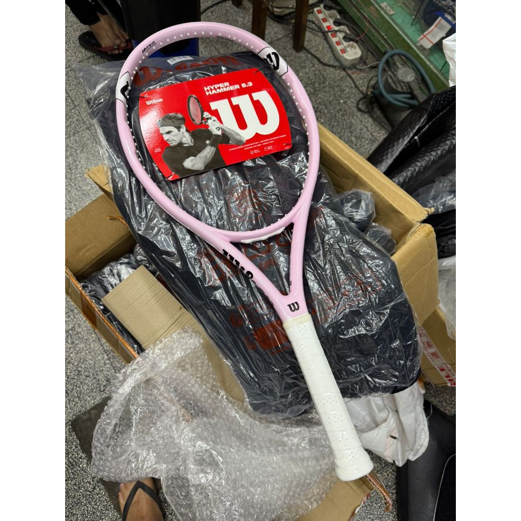 Raket Tenis / Tennis WILSON HYPER HAMMER 5.3 PINK ORIGINAL