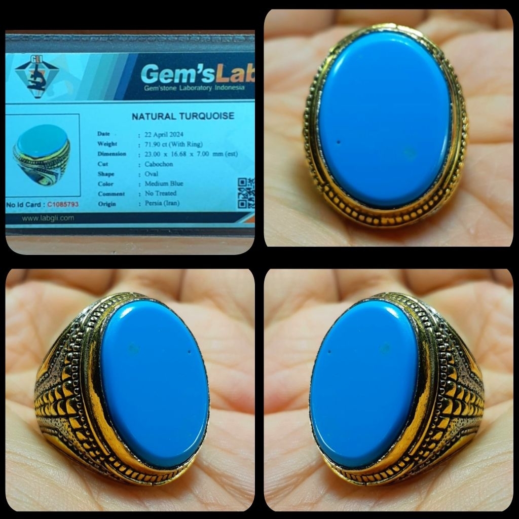 batu pirus jumbo persian polosan naissabur iran