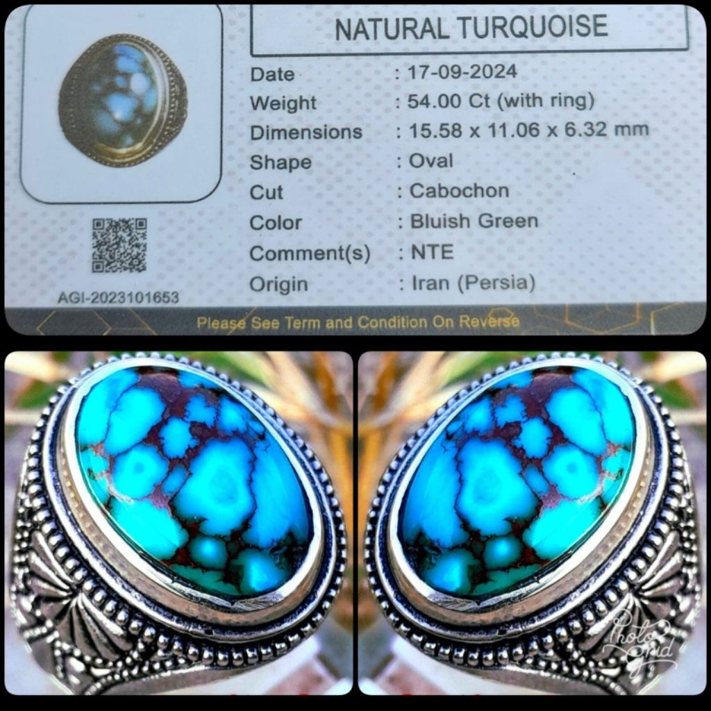 batu pirus ceplok kuro asli persia tambang iran