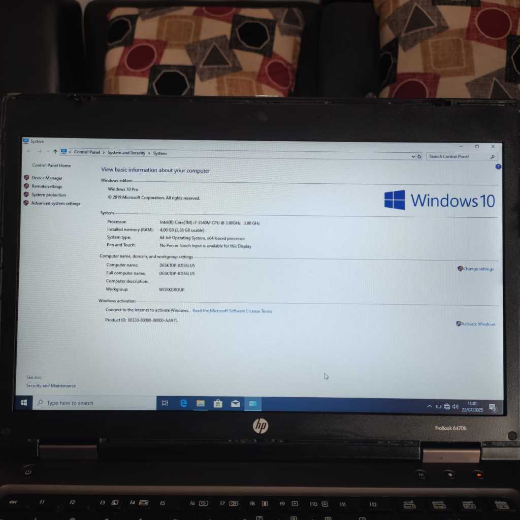 Muraahh Laptop 700 rb an HP Core i7 Ram 4GB HDD 500 GB Garansi Minus Minor Kode Barang 25 /109
