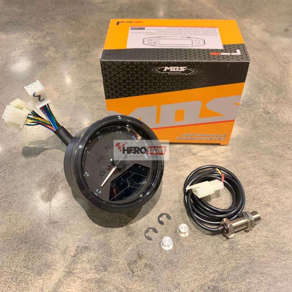 MOS SPM-004 SPEDOMETER BABON TERMASUK SENSOR SPIDO MOTOR CUSTOM JAPSTYLE GL CB BULAT DIGITAL LED