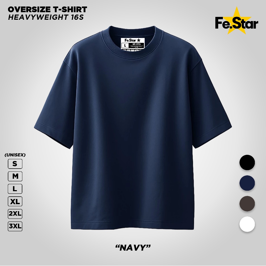 FE.Star Kaos Oversize Heavyweight 16s Cotton Combed
