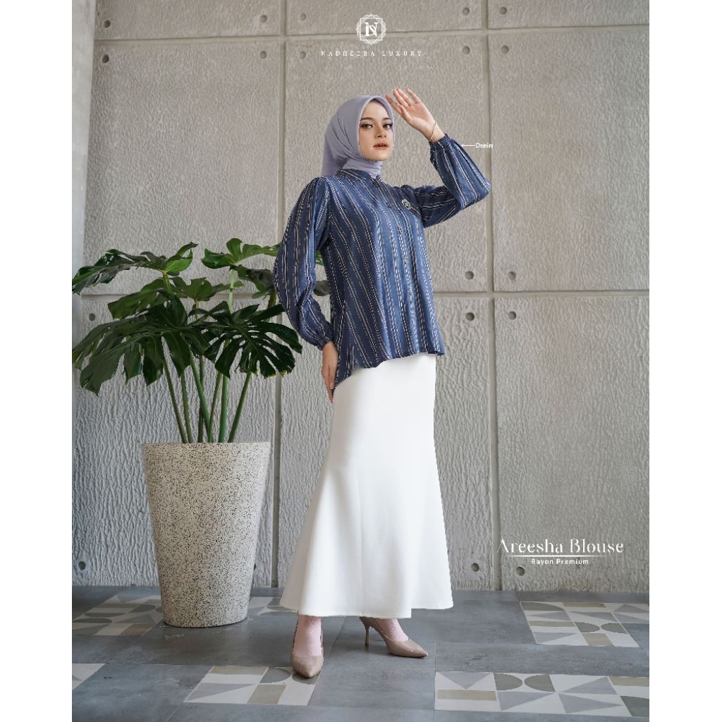 AREESHA BLOUSE✓BLOUSE RAYON PREMIUM✓NADHEERA LUXURY